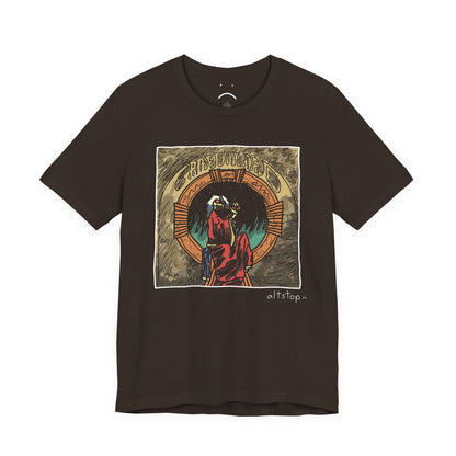 violin skeleton for allah deluxe tee