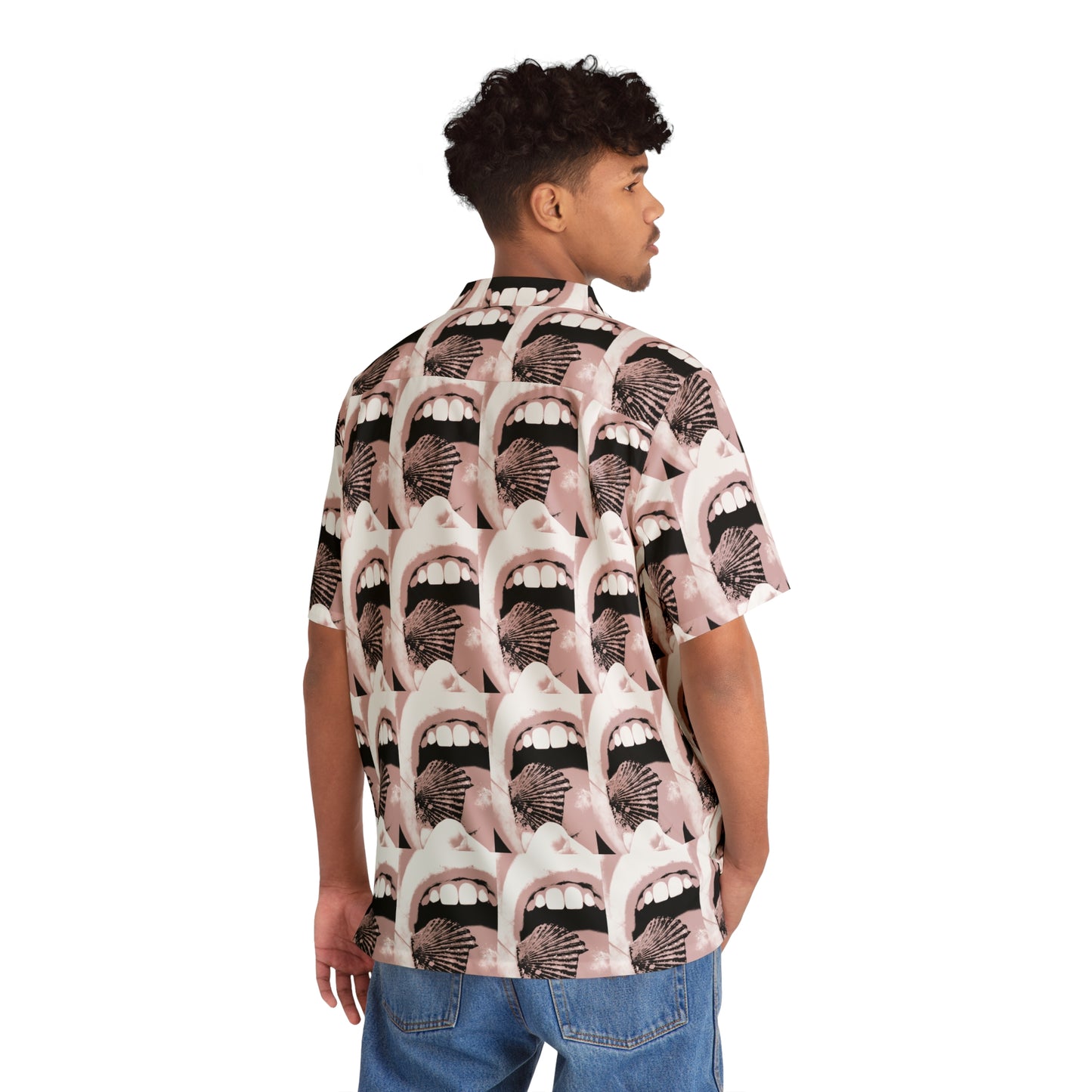 shell mouth hawaiian shirt