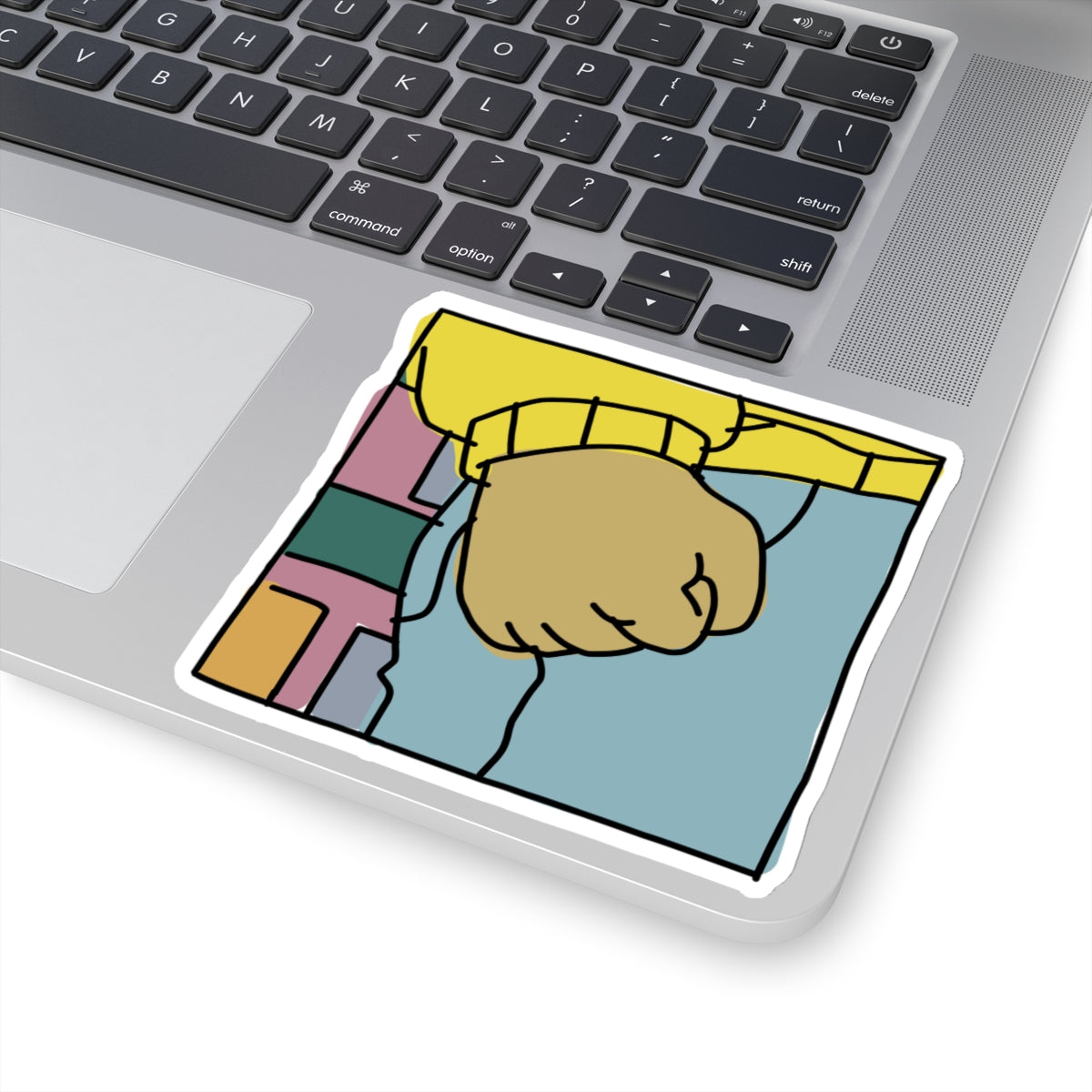 clenched fist meme sticker