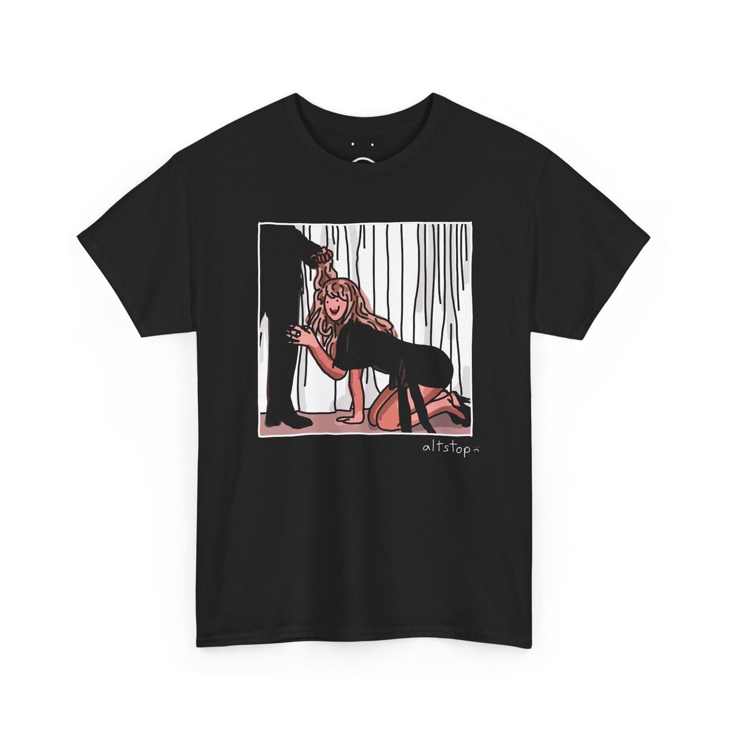 gorl on floor deluxe tee
