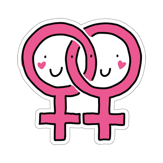 lesbian luv sticker #2