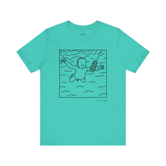 baby in the pool tee