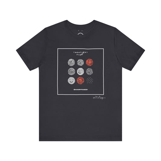 blurry faces tee