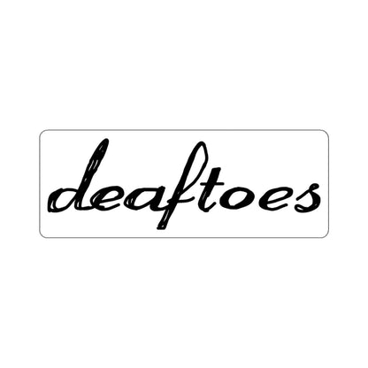 deaftoes sticker