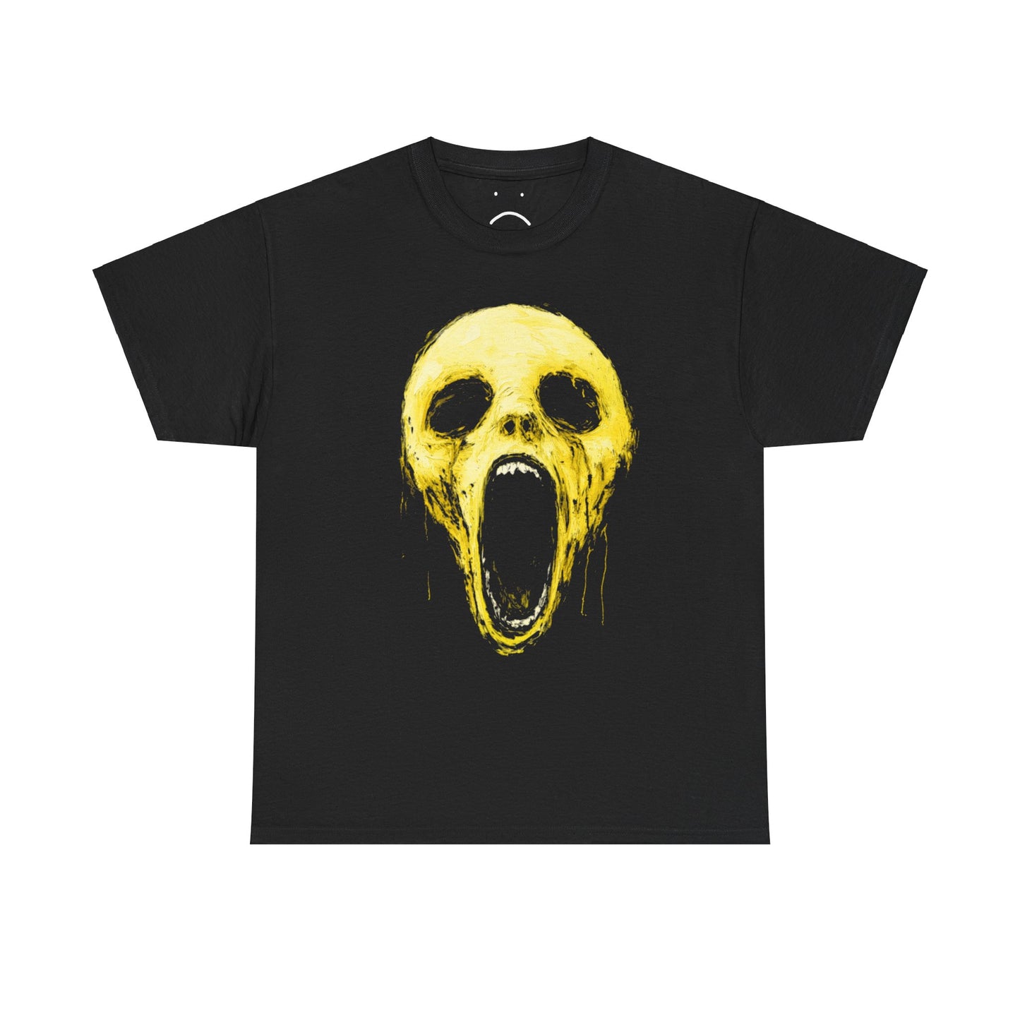 screaming melting face tee