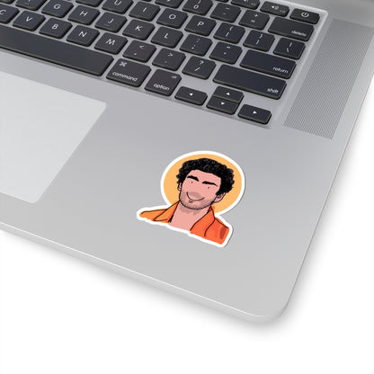 modern folk hero sticker