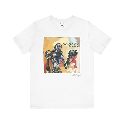 robo with a heart deluxe tee