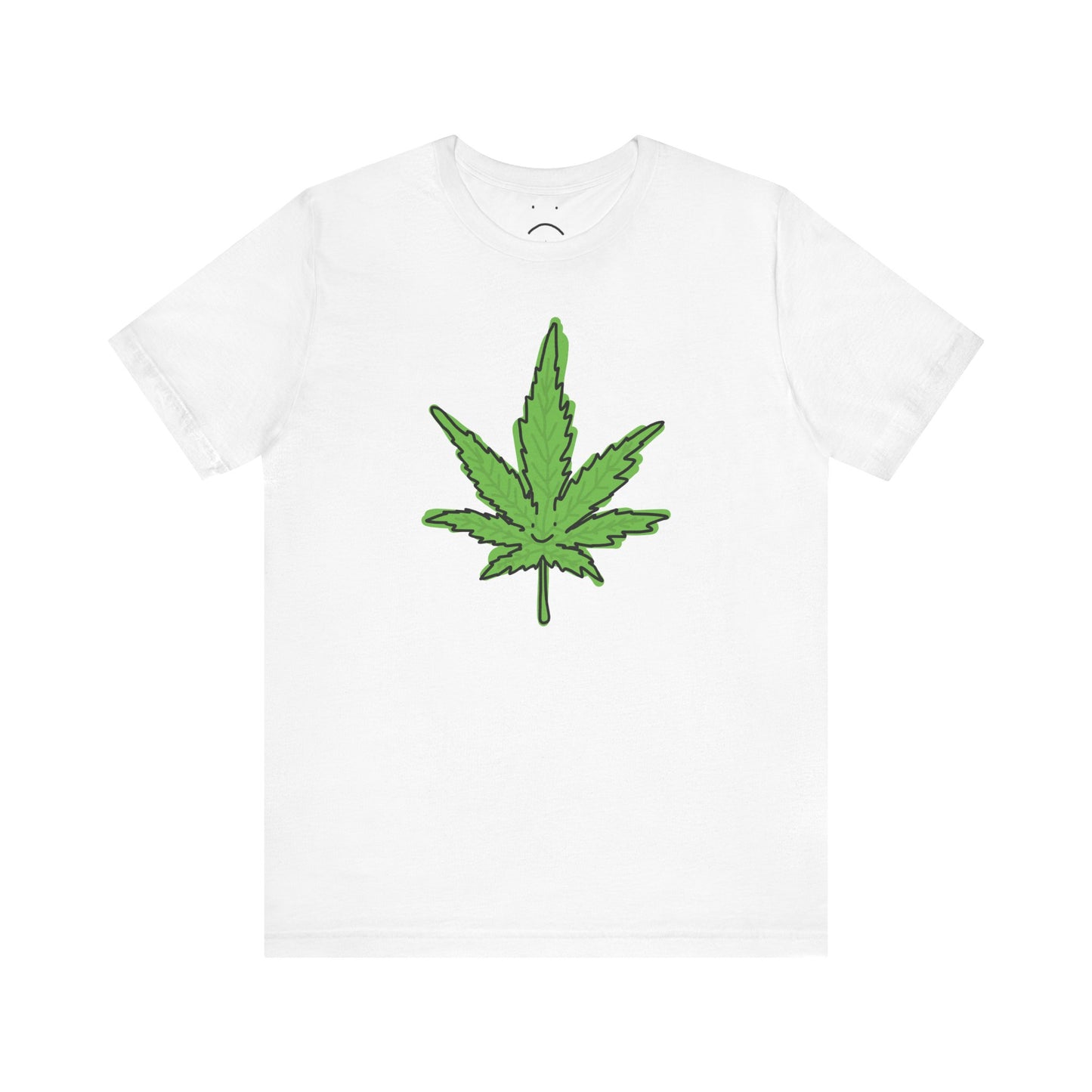 happy weed leaf tee