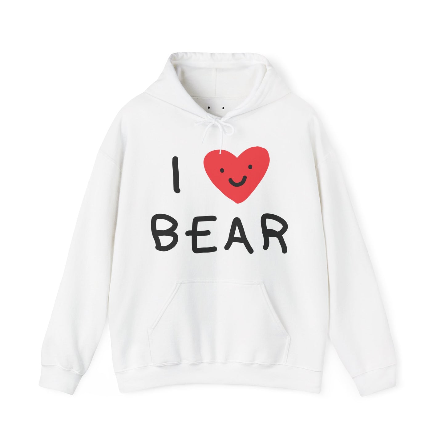 i heart bear hoodie #2