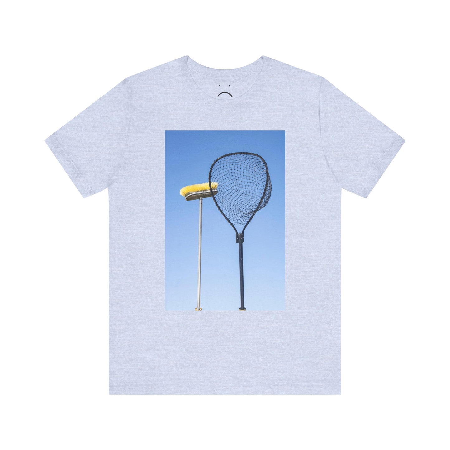 net & broom tee