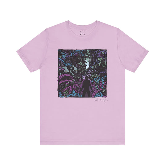 spooky forest deluxe tee