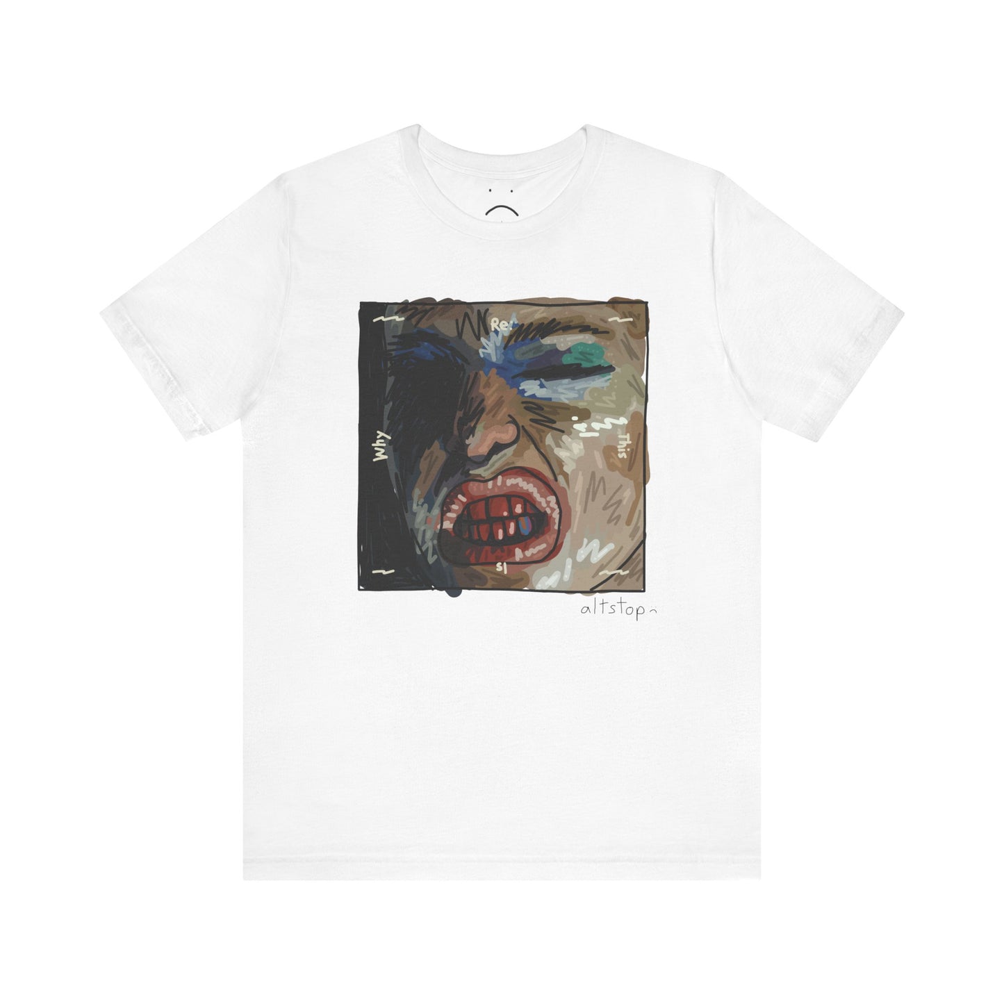 lipstick face demon deluxe tee