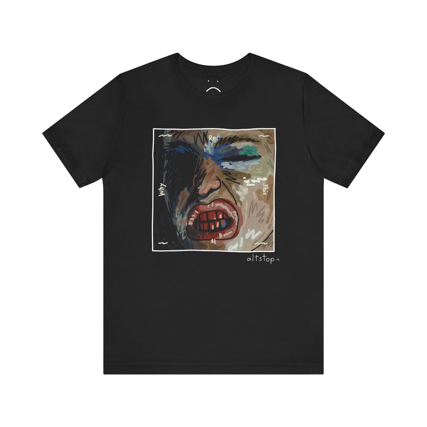 lipstick face demon deluxe tee