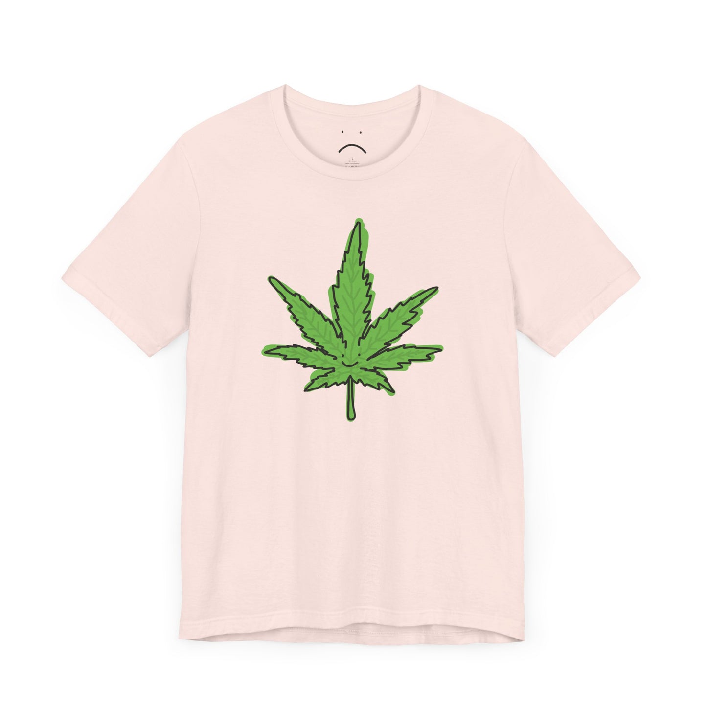 happy weed leaf tee