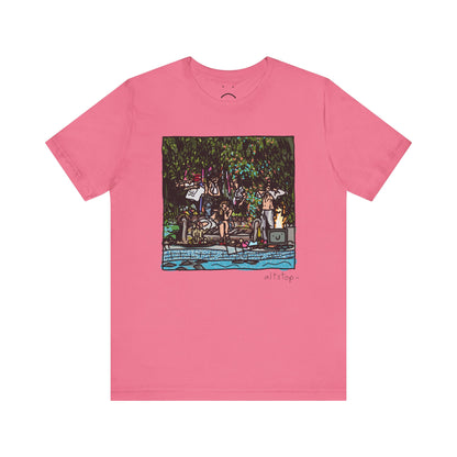 who let the girls out deluxe tee