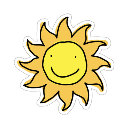 happy sun sticker