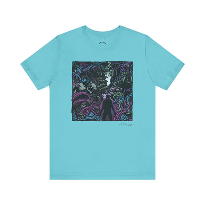 spooky forest deluxe tee