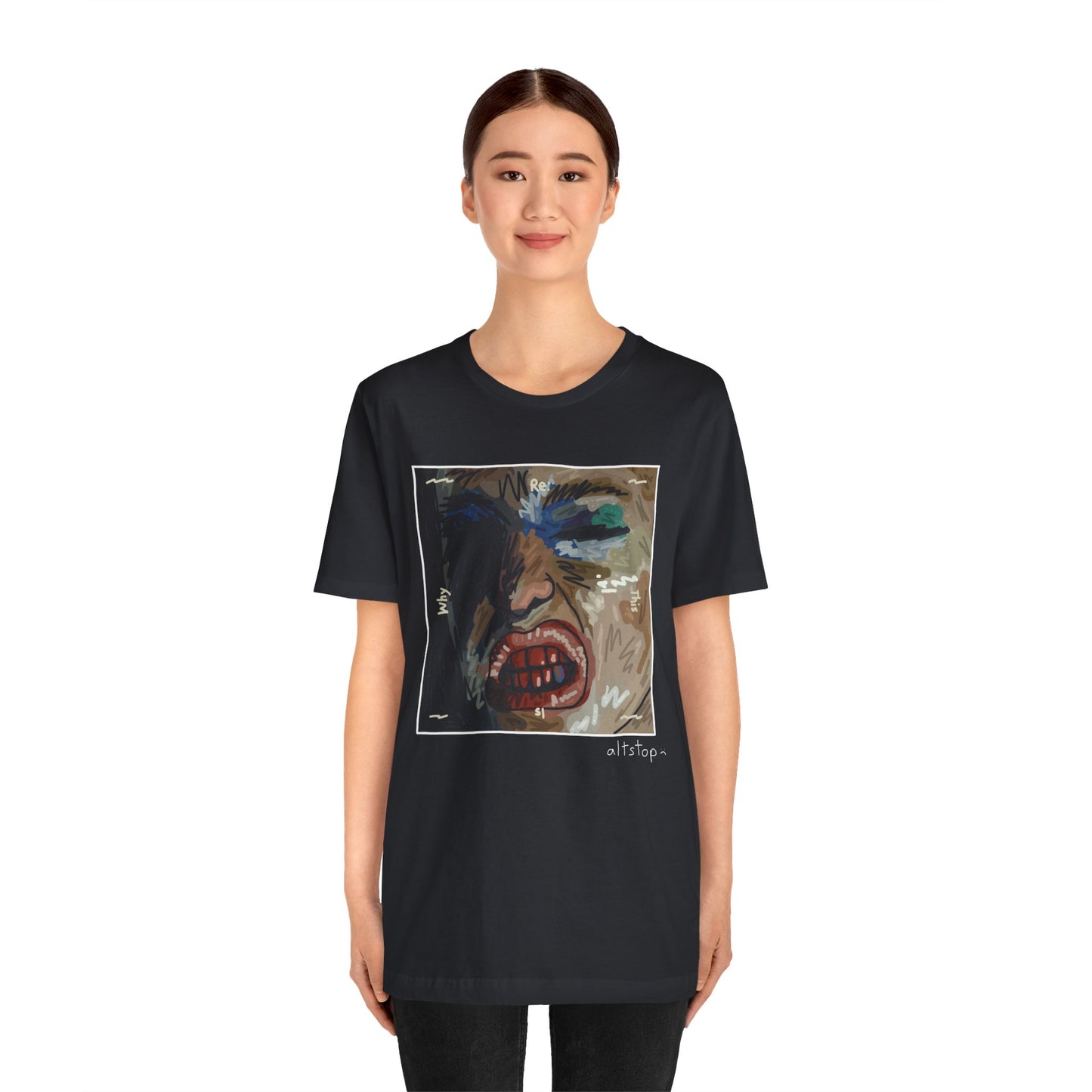 lipstick face demon deluxe tee