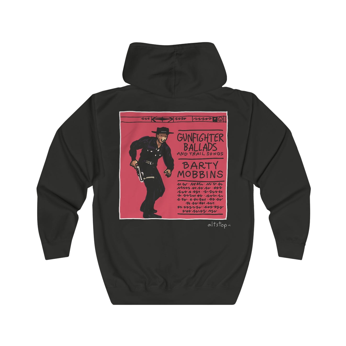 gunfighter ballads zip hoodie