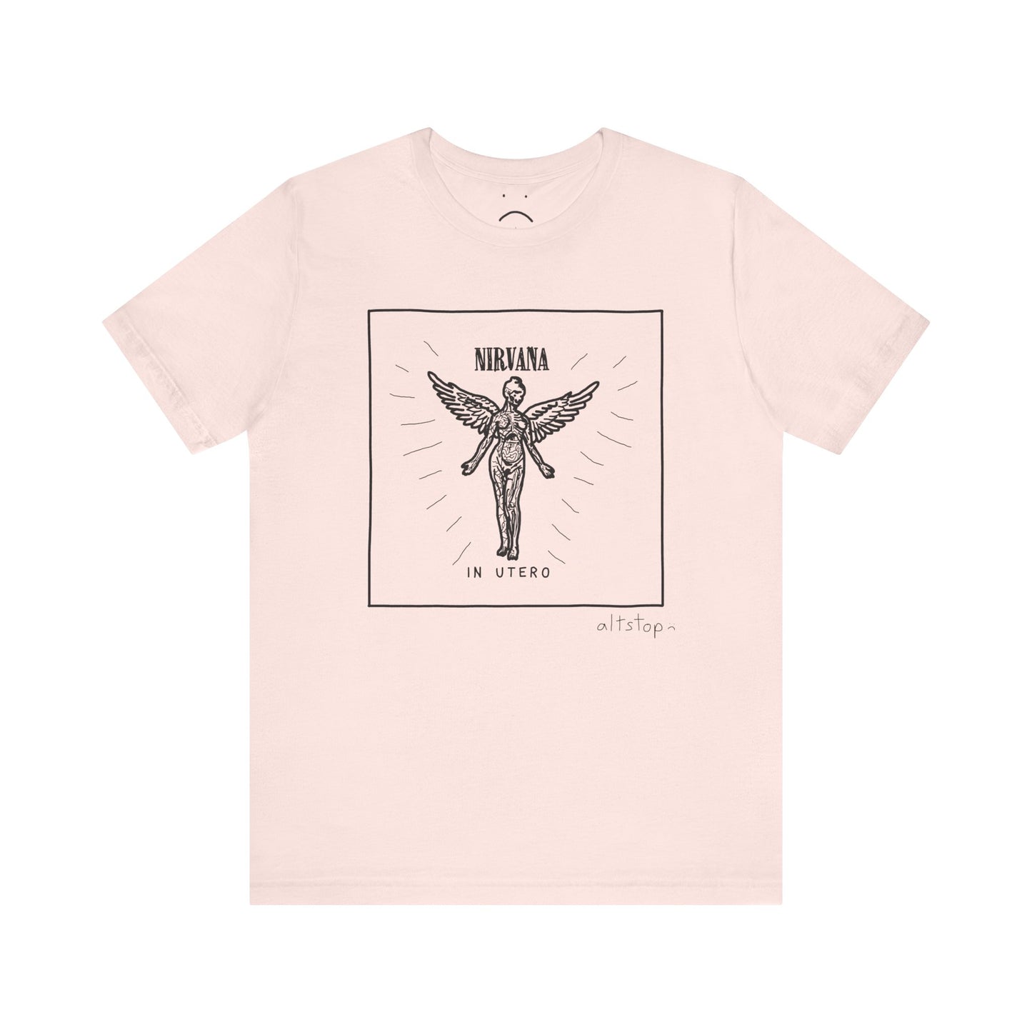 skinless angel woman tee