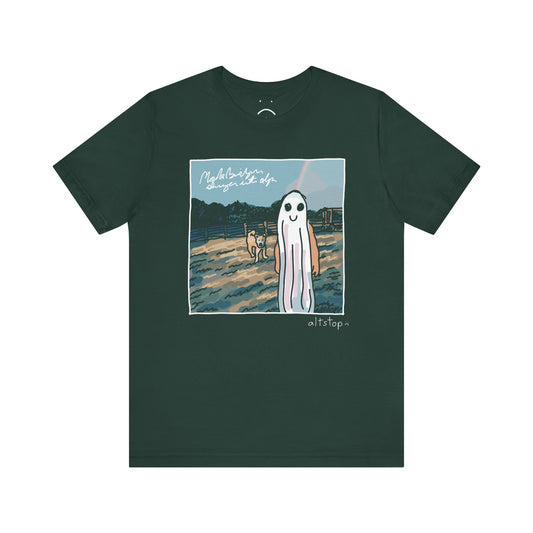 ghost in the alps deluxe tee