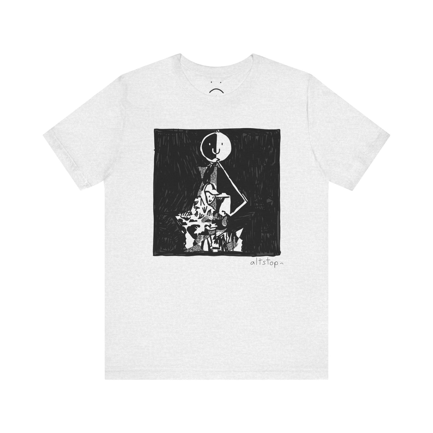 beneath the moon deluxe tee