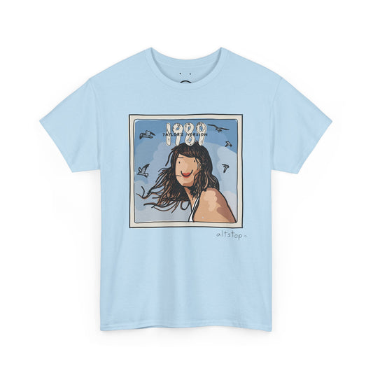 seagull woman deluxe tee