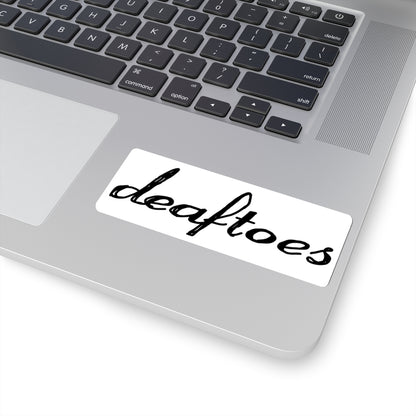 deaftoes sticker