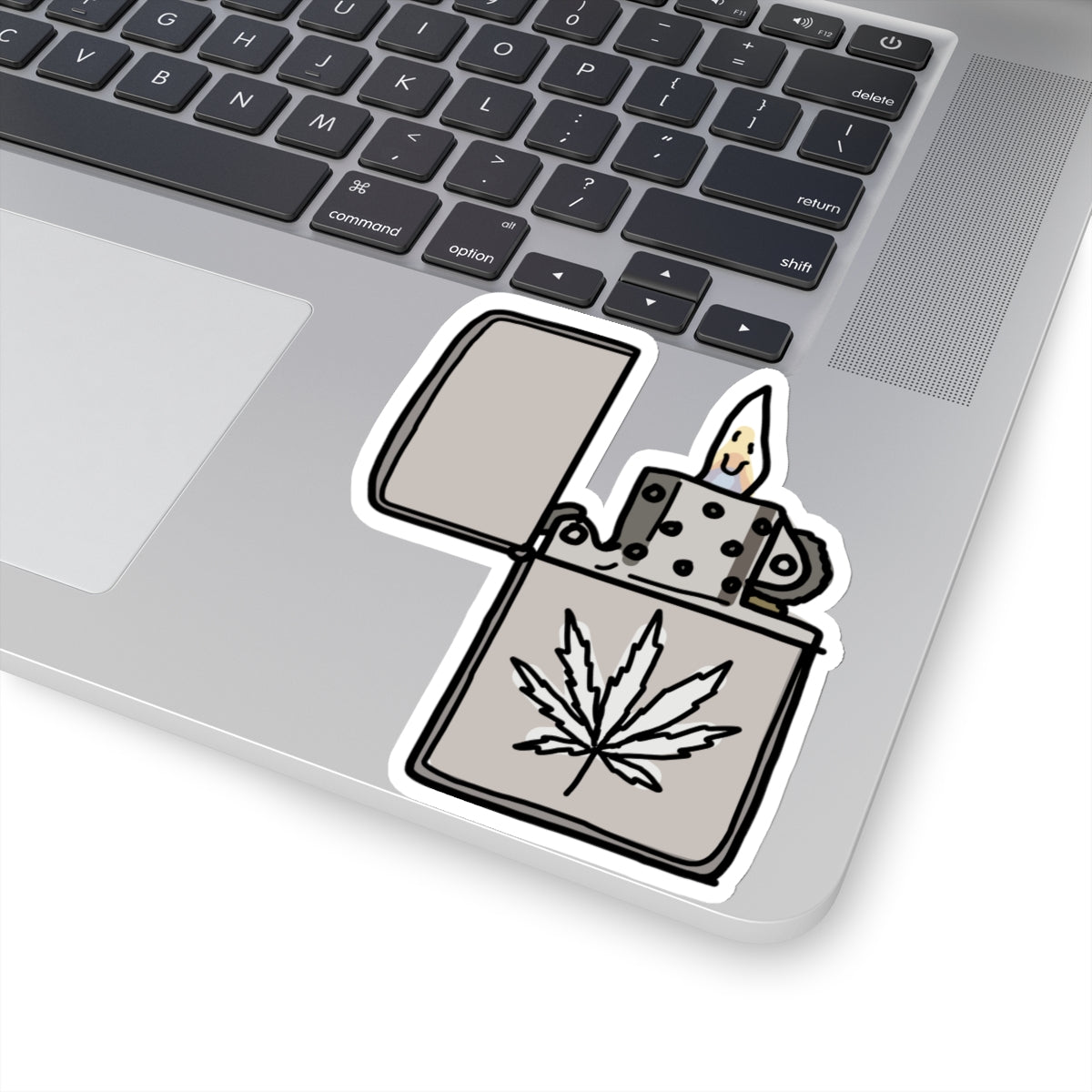 weed lighter sticker