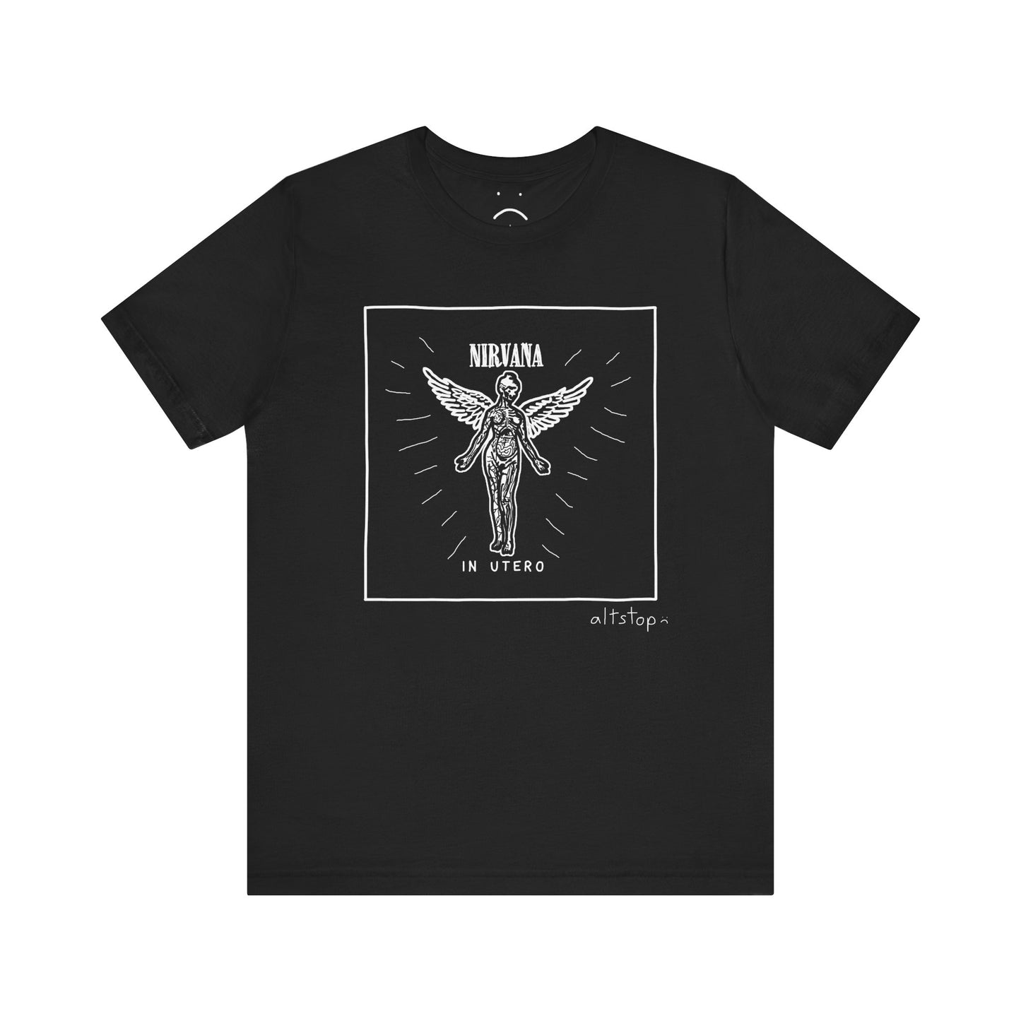 skinless angel woman tee