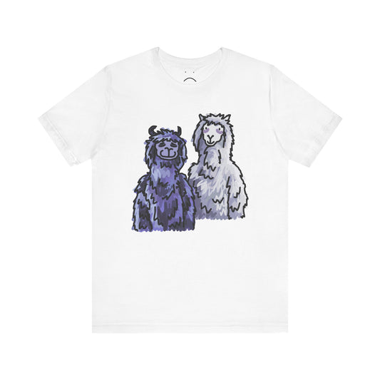 menacing llamas tee