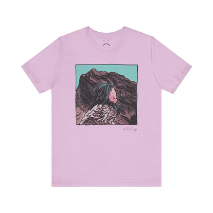 blue hair lands deluxe tee