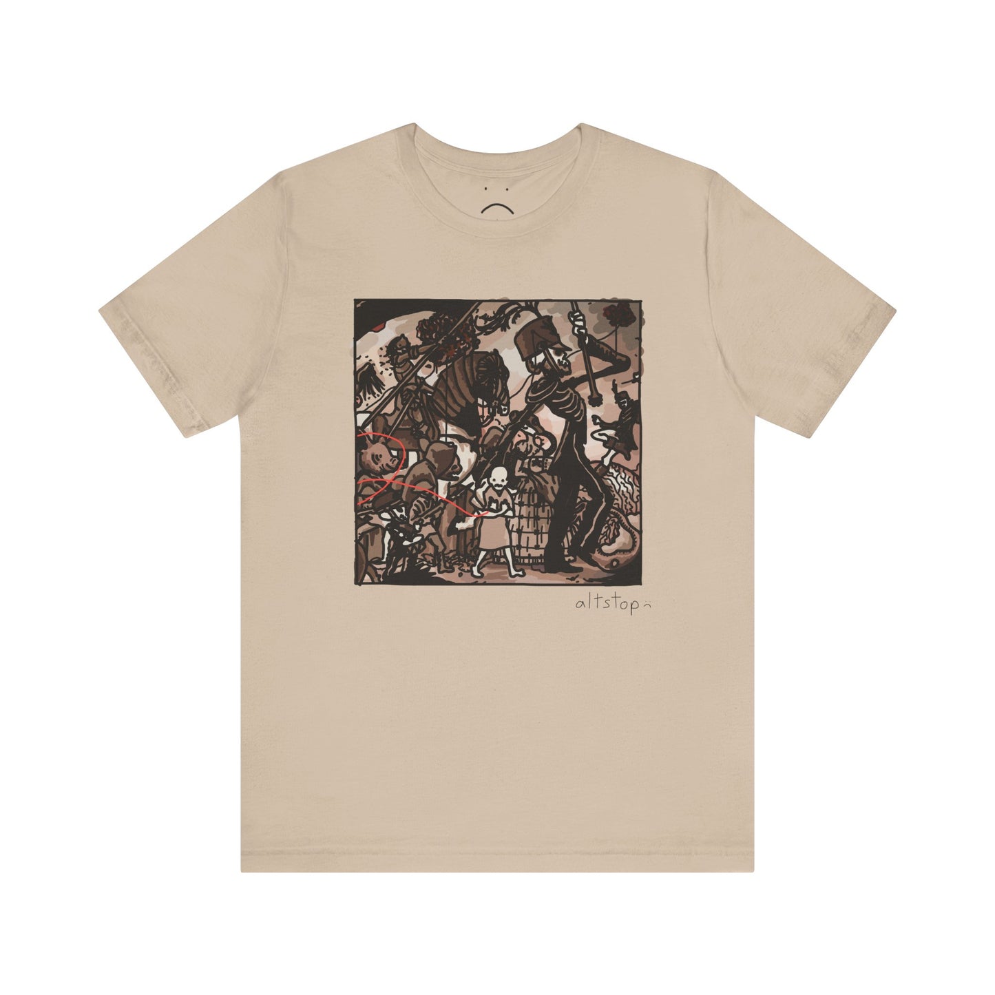 skeleton parade deluxe tee