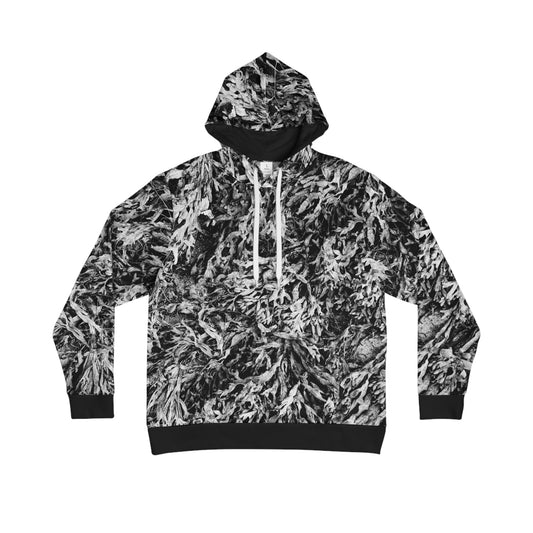 black and white seaweed hoodie