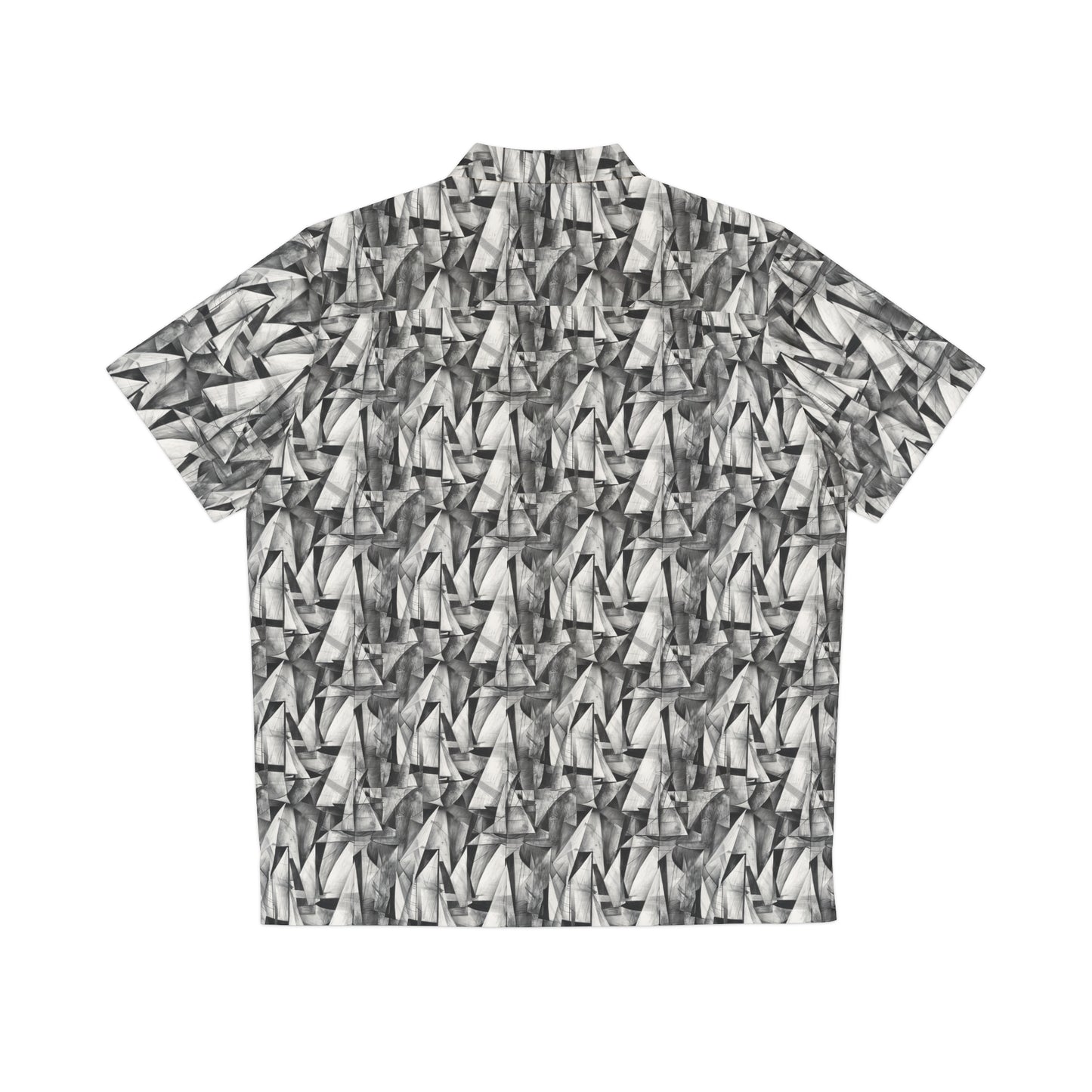 cubist sailboats hawaiian shirt