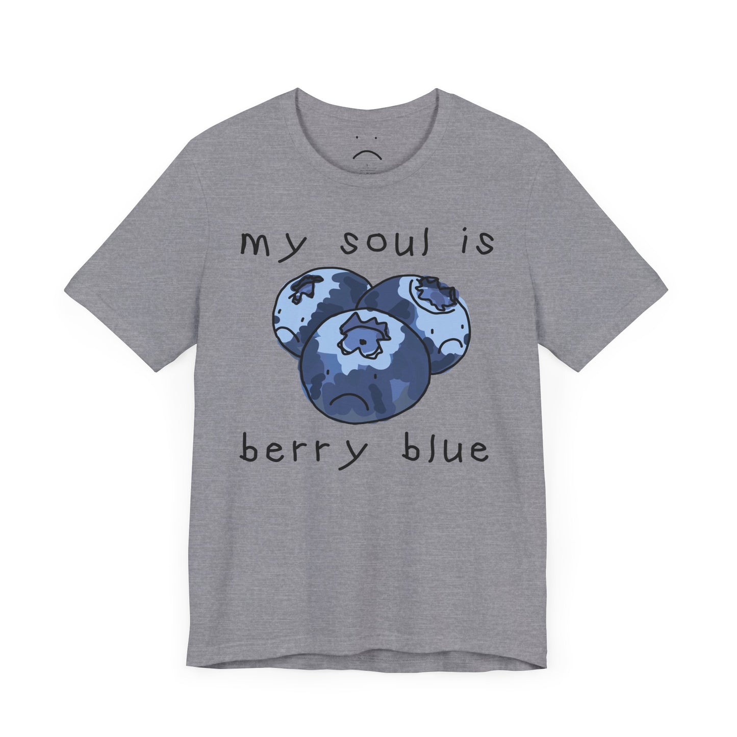 berry blue tee