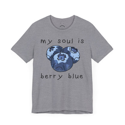 berry blue tee