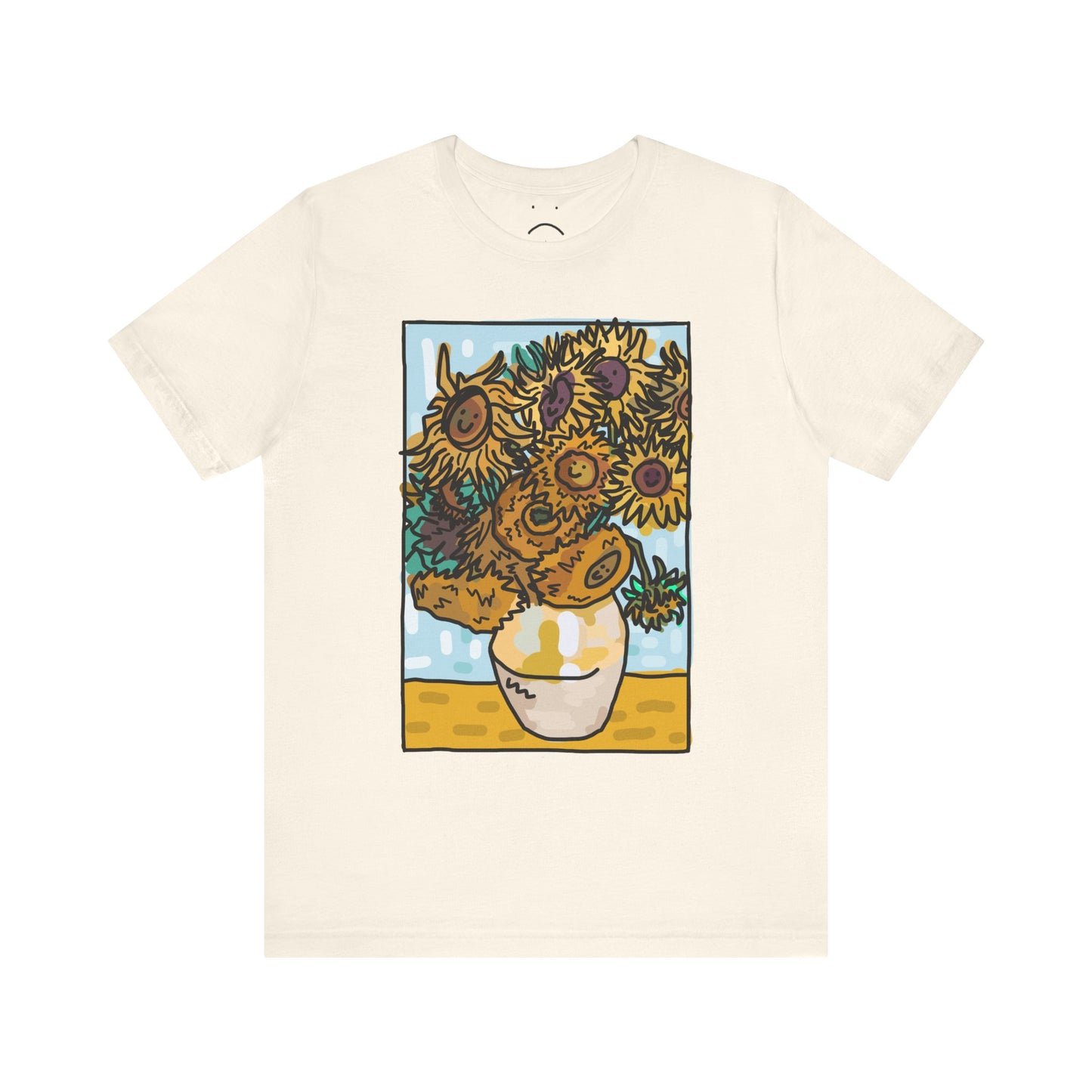 smiley sunflowers tee