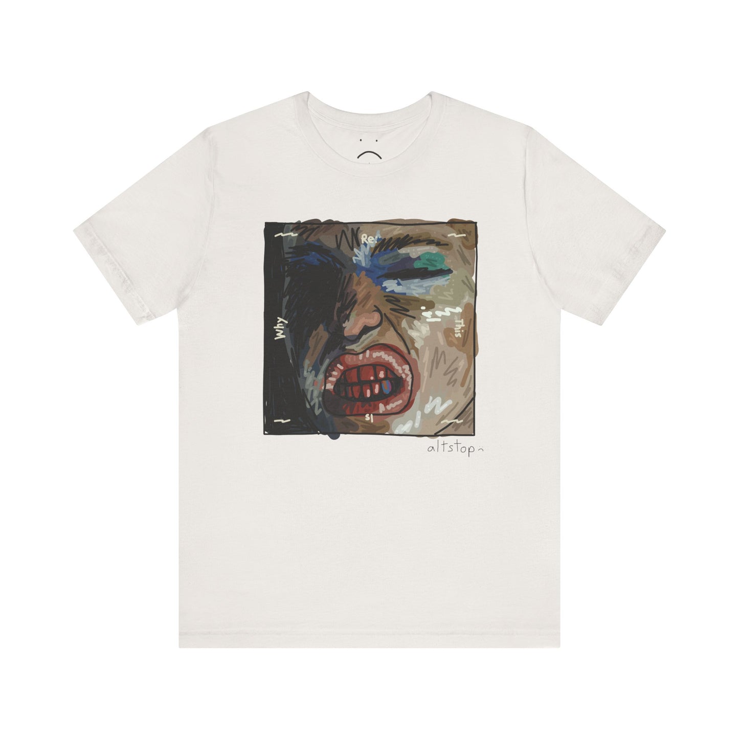 lipstick face demon deluxe tee