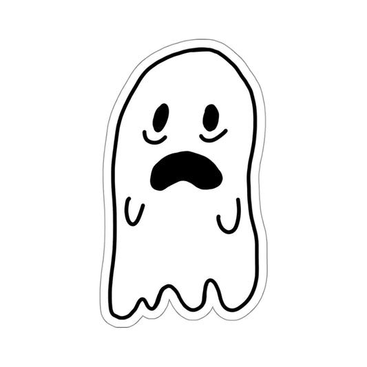 spooky ghost sticker