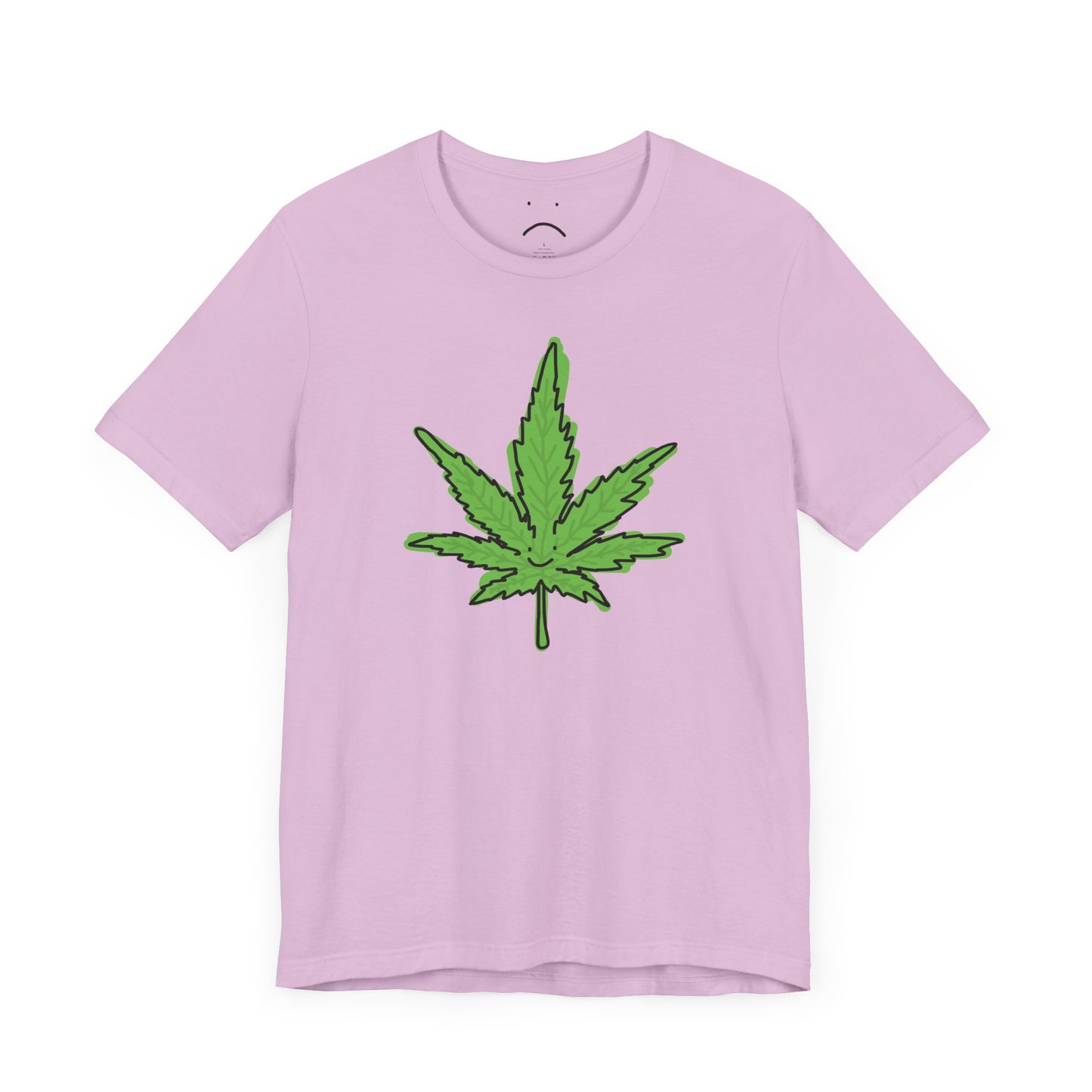 happy weed leaf tee