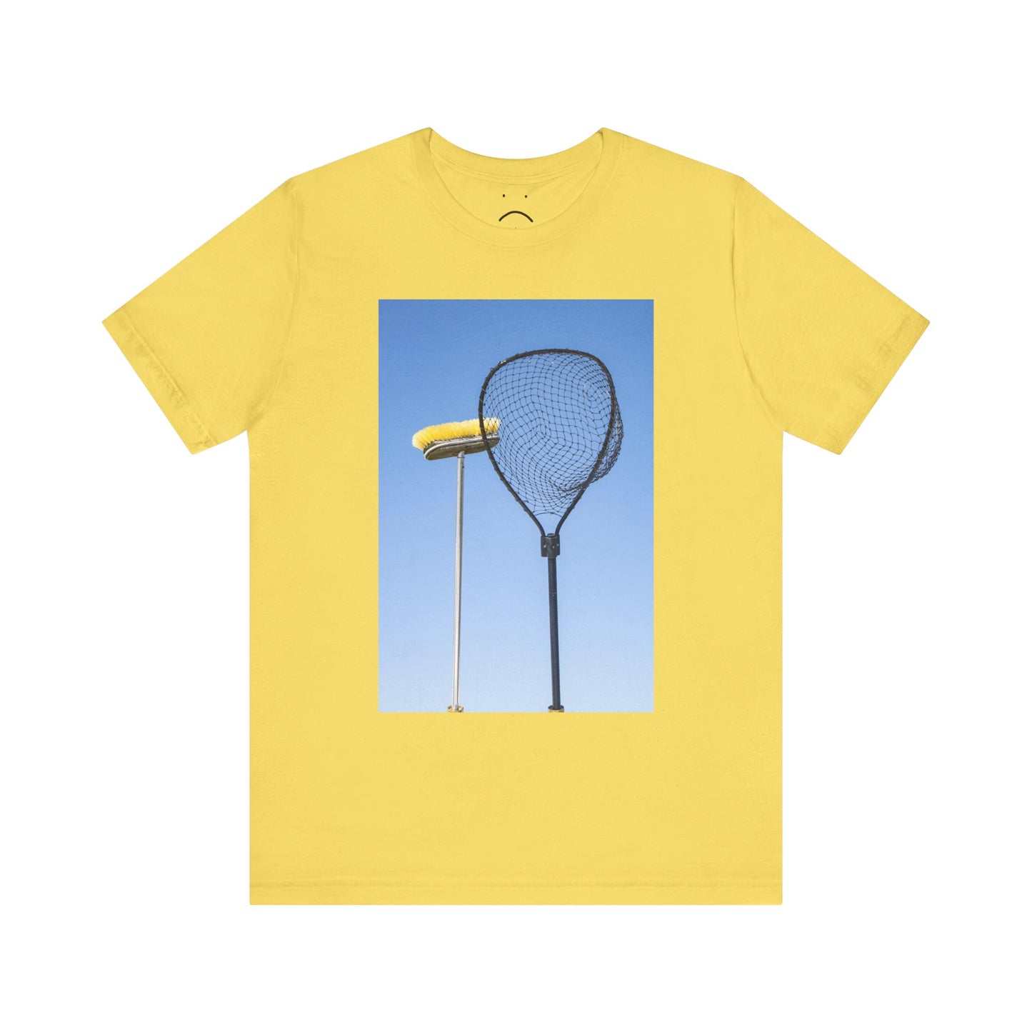 net & broom tee