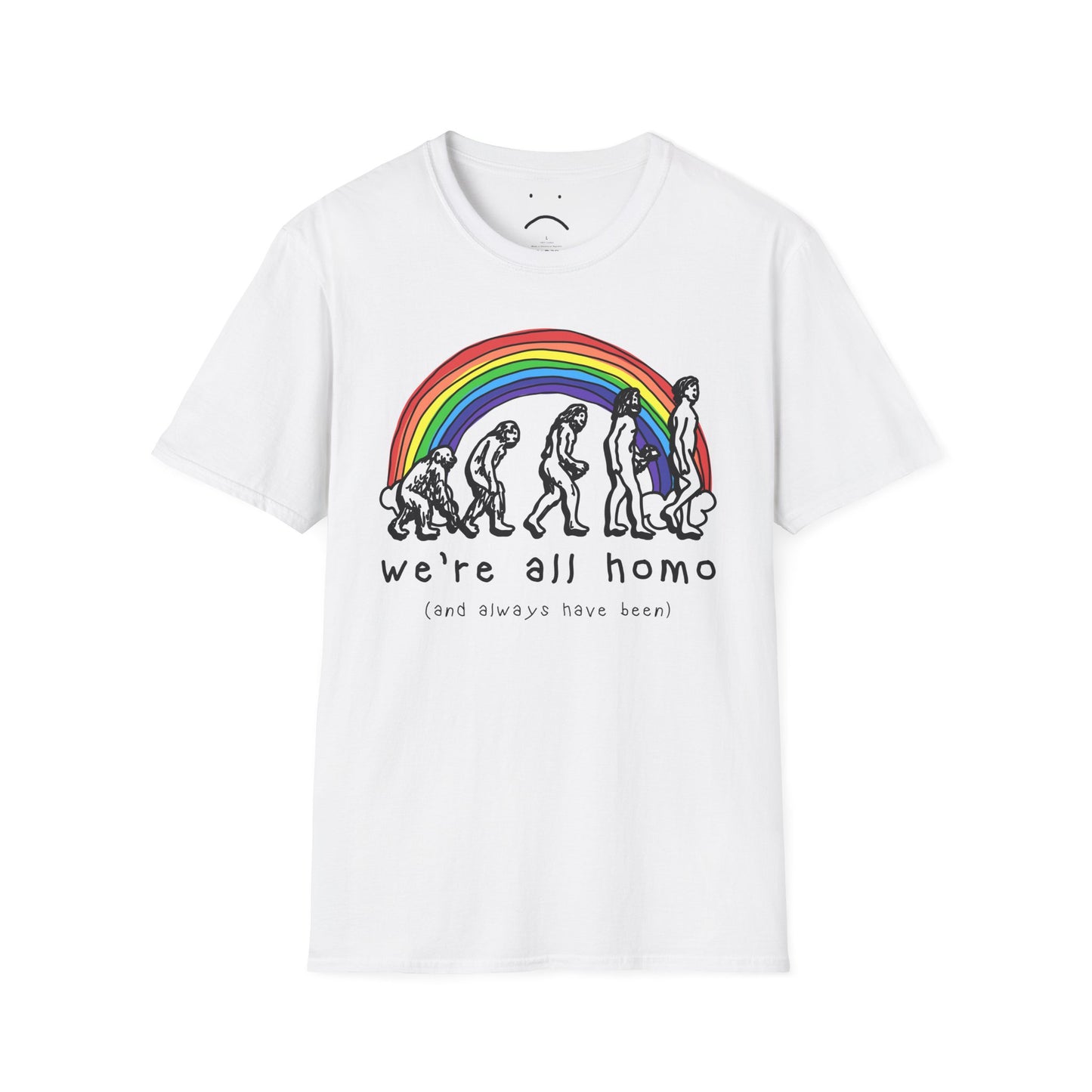 homo rainbow tee