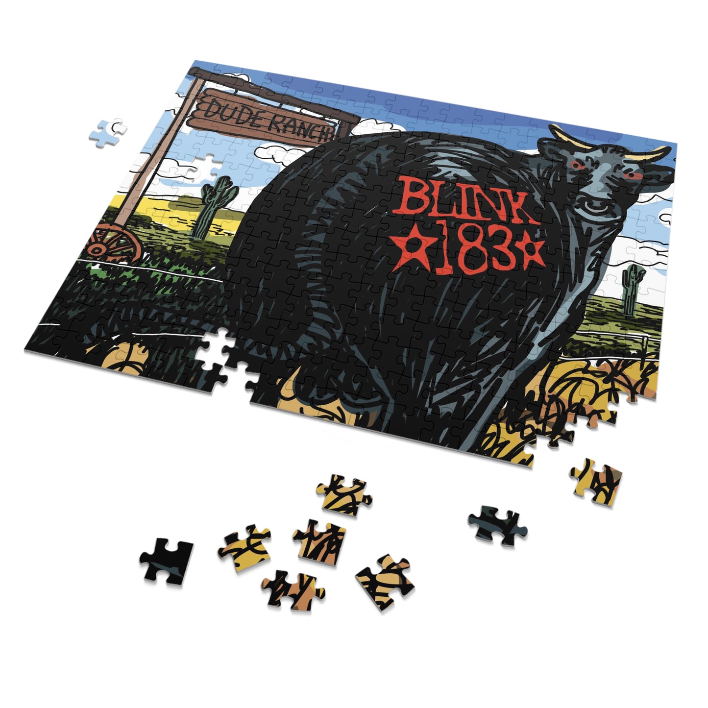 dude ranch jigsaw puzzle