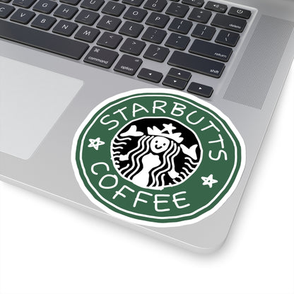 starbutts coffee sticker