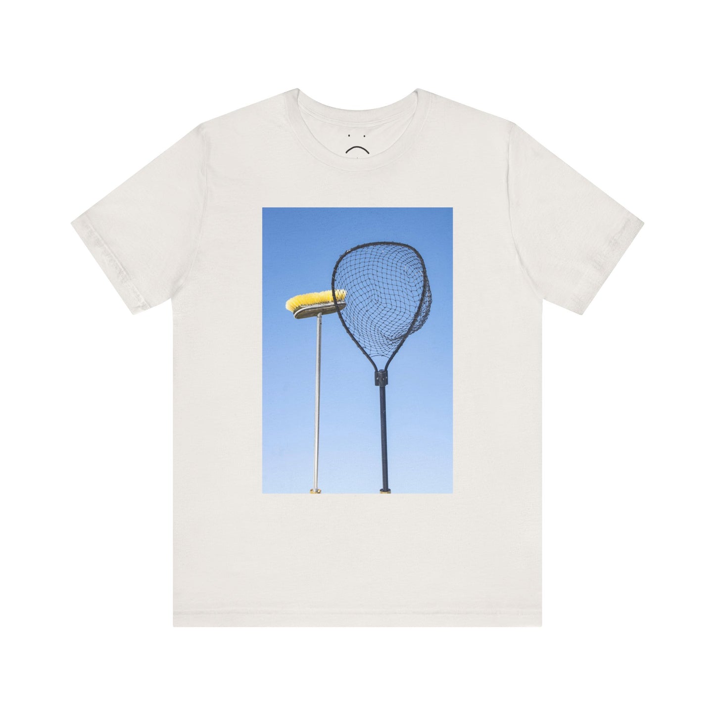 net & broom tee