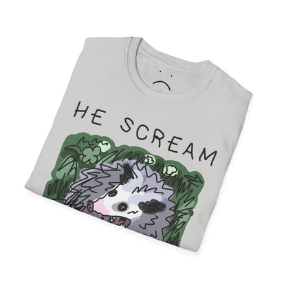 he scream at own ass tee