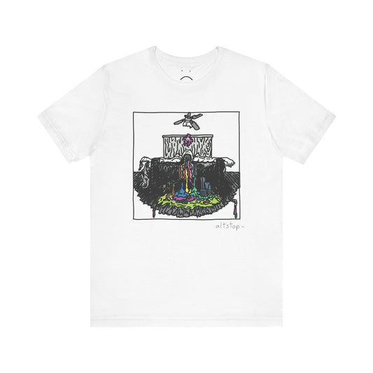 brain spill & broken ceiling fan deluxe tee