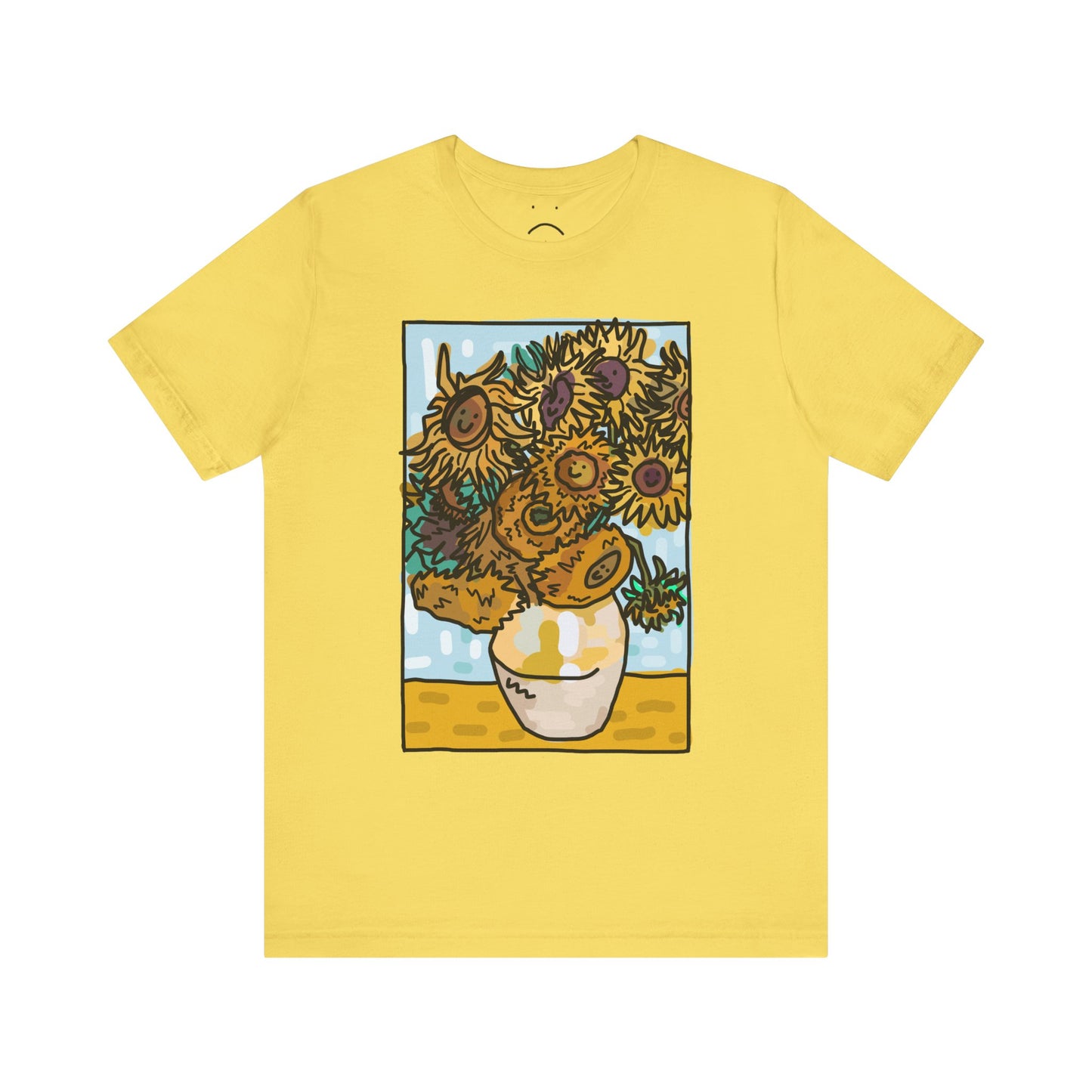 smiley sunflowers tee