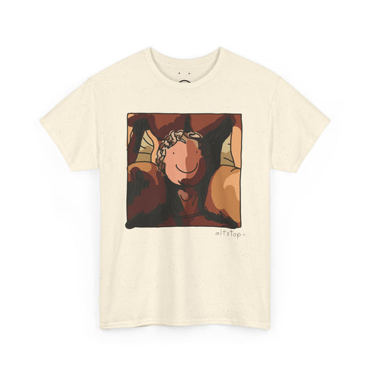male neck pillow deluxe tee